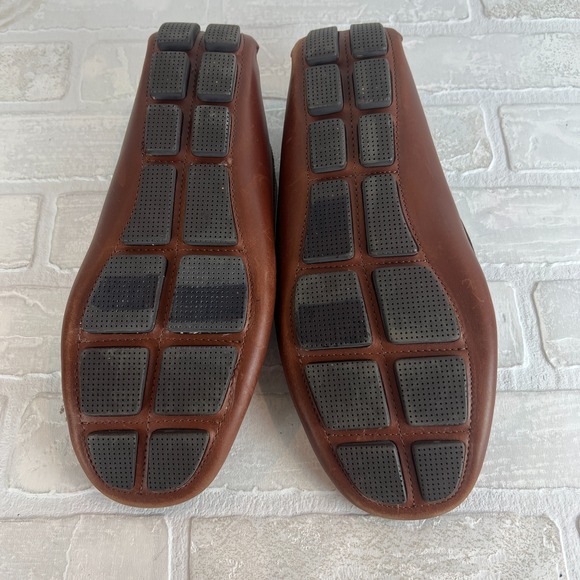 J.‎ Crew Driving Loafers Moccasins Mens 10.5 Brown Leather Slip On Casual Flats main image 7